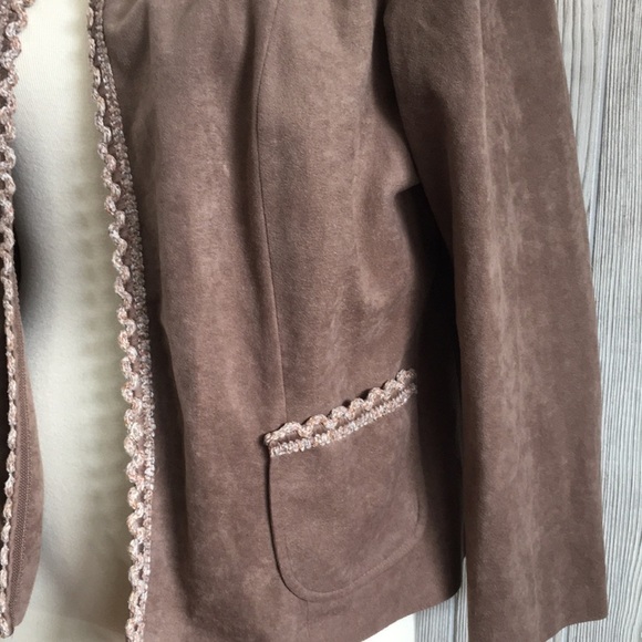 VINTAGE Marty Gutmacher Brown Open Blazer - Picture 4 of 7